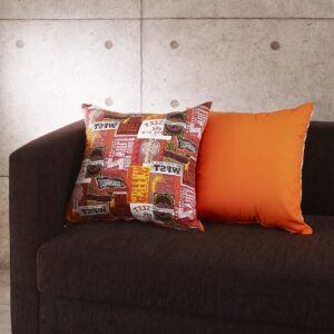 cushion, a cushion, fabric sofa, orange color, interior, cushion, cushion, cushion, cushion, cushion